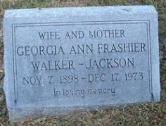  Georgia Ann <I>Frashier</I> Walker-Jackson