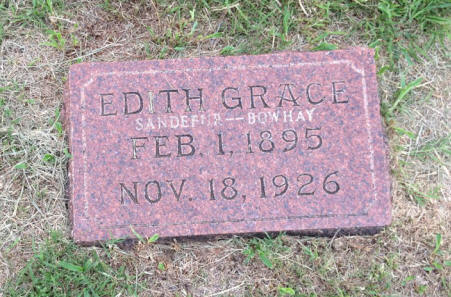 EDITH GRACE SANDERS BOWHAY